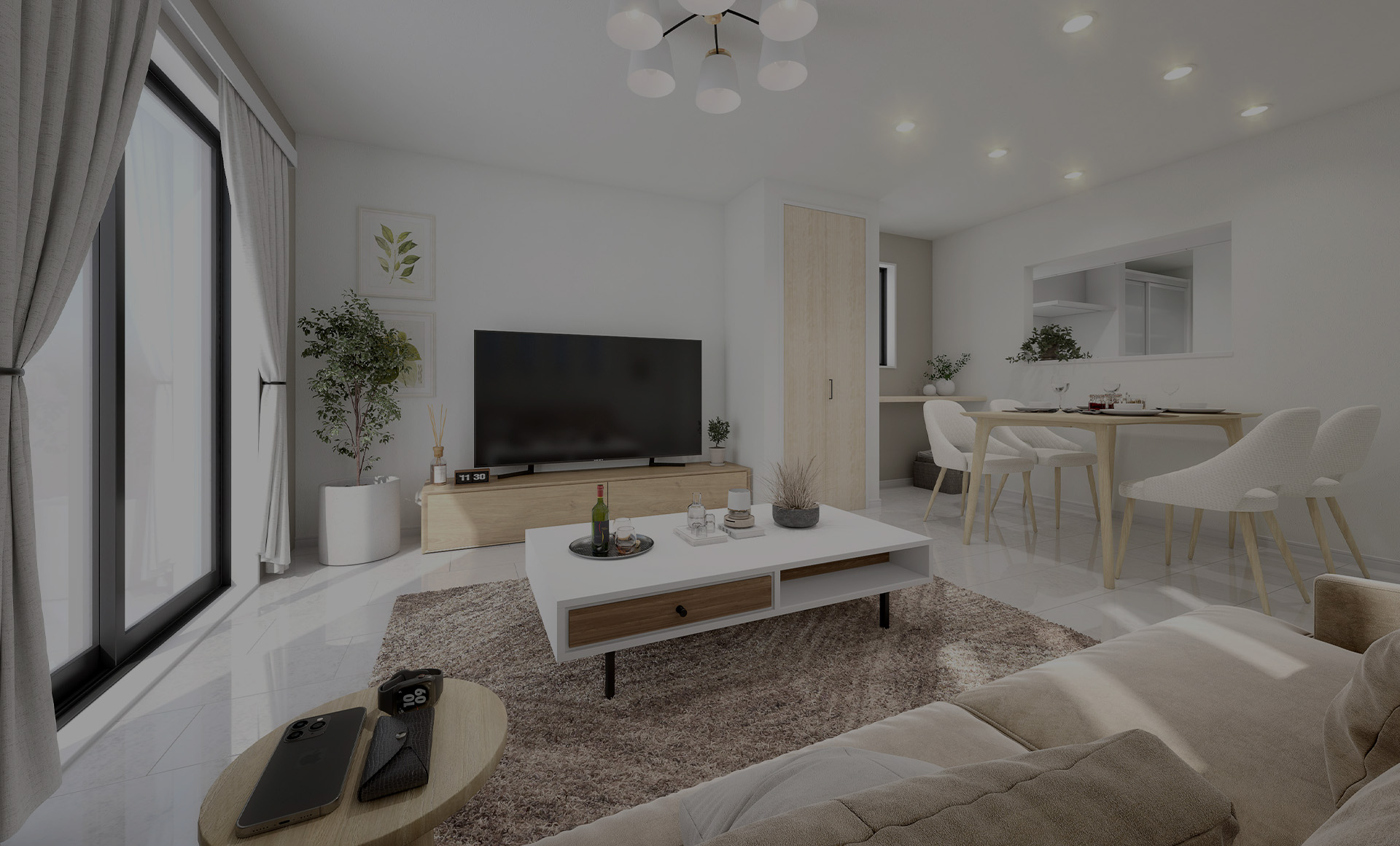 &RESORT HOUSE 日暮里Ⅲ期（アンリゾ 日暮里Ⅲ期）内観パース