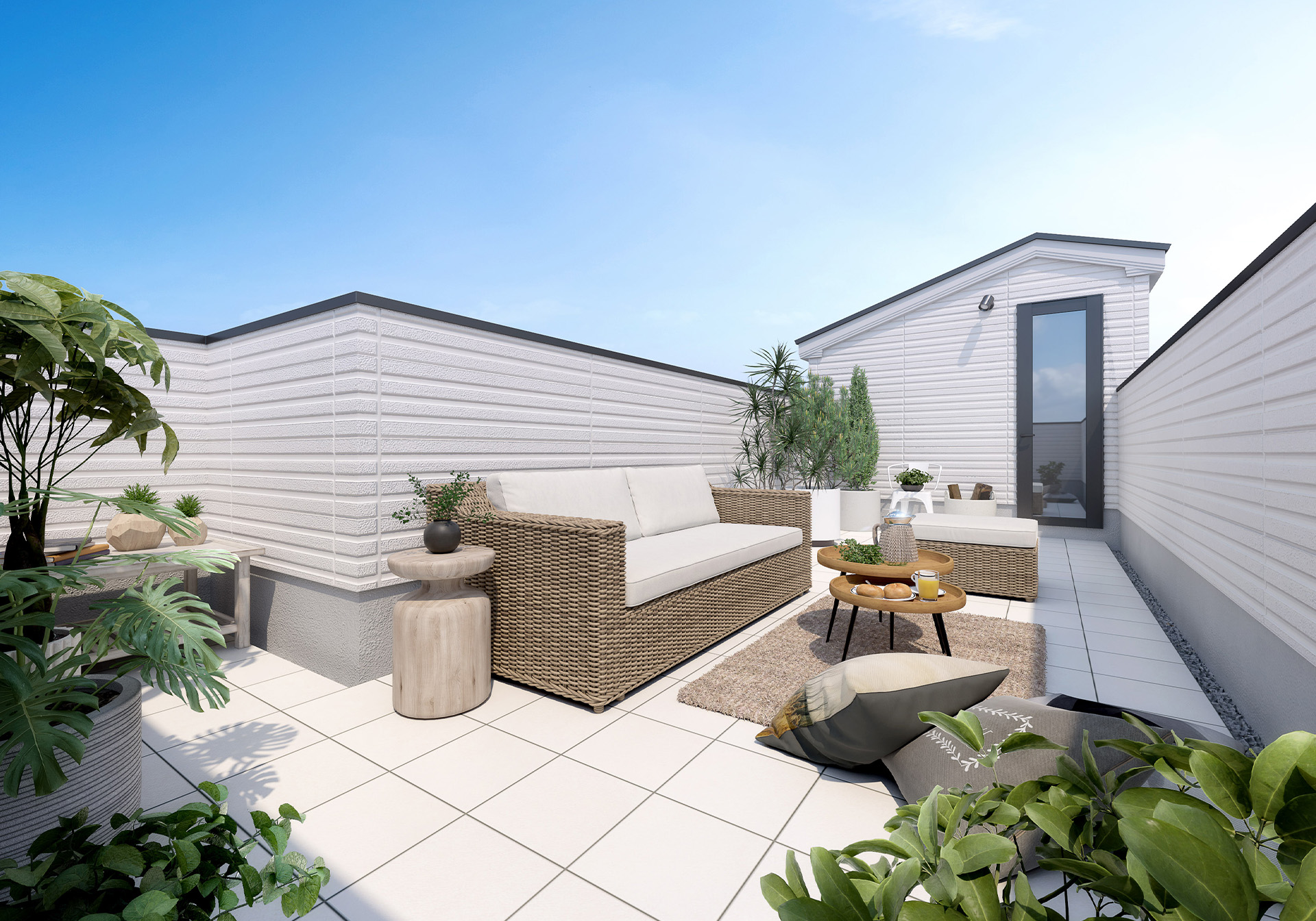 &RESORT HOUSE 日暮里Ⅲ期（アンリゾ 日暮里Ⅲ期）屋上テラスパース