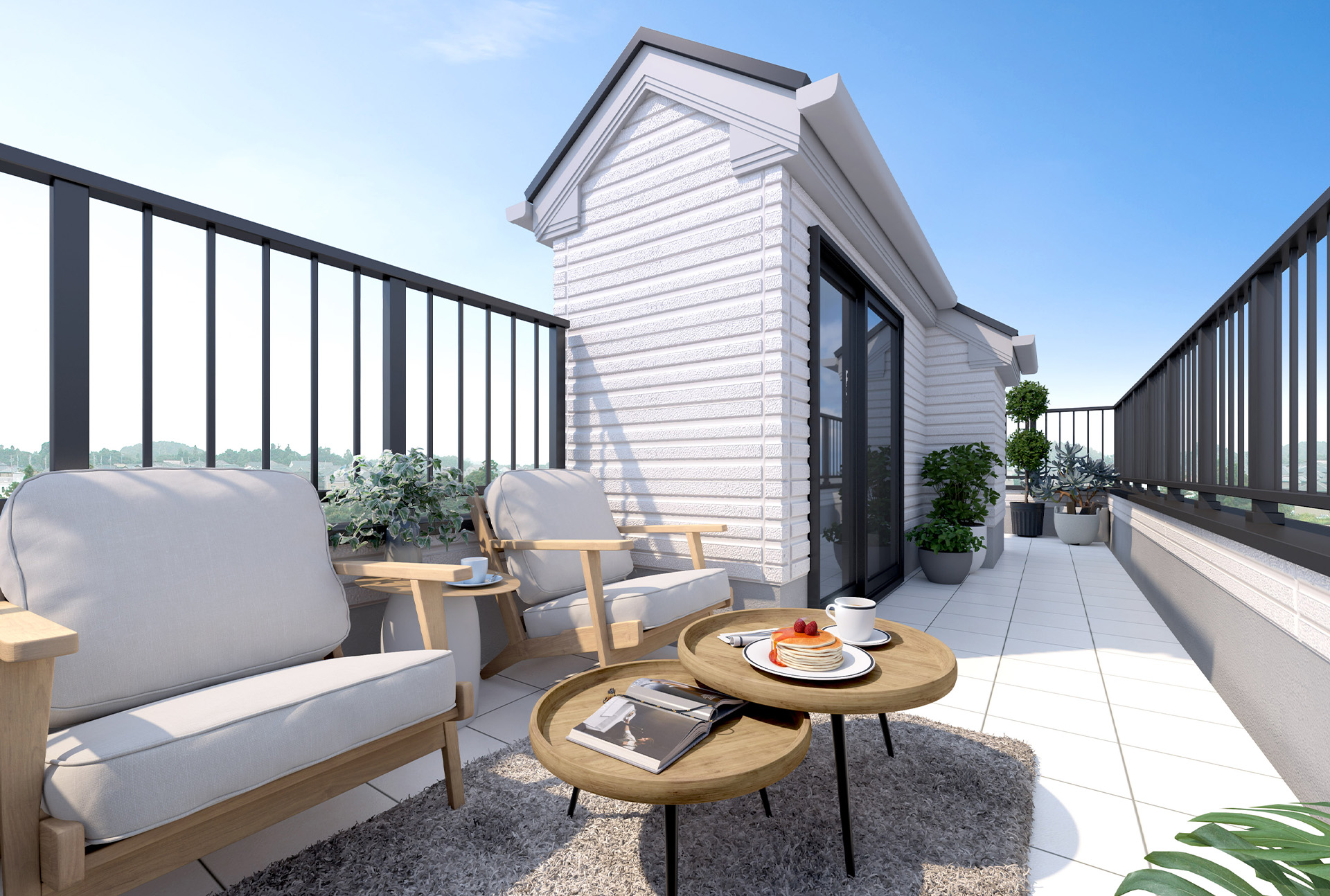 &RESORT HOUSE 新小岩Ⅵ期（アンリゾ 新小岩Ⅵ期）屋上テラスパース