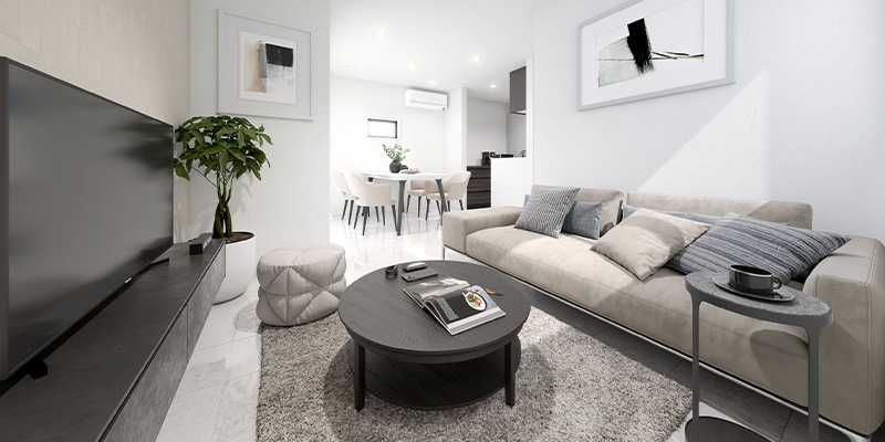 &RESORT HOUSE 新小岩Ⅵ期(アンリゾ 新小岩Ⅵ期)内観パース