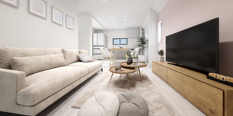 &RESORT HOUSE 新小岩Ⅴ期(アンリゾ 新小岩Ⅴ期)内観パース