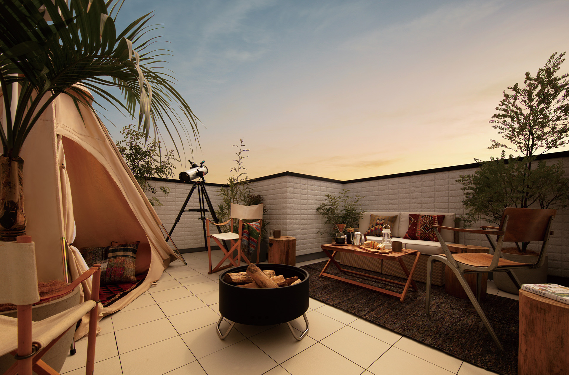 &RESORT HOUSE 船橋Ⅱ期（アンリゾ 船橋Ⅱ期）屋上テラスパース