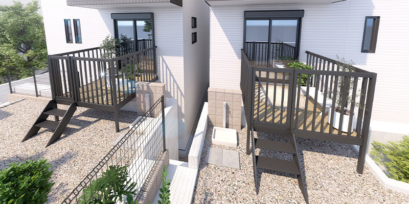 &RESORT HOUSE 南浦和Ⅳ期(アンリゾ 南浦和Ⅳ期)2階テラス