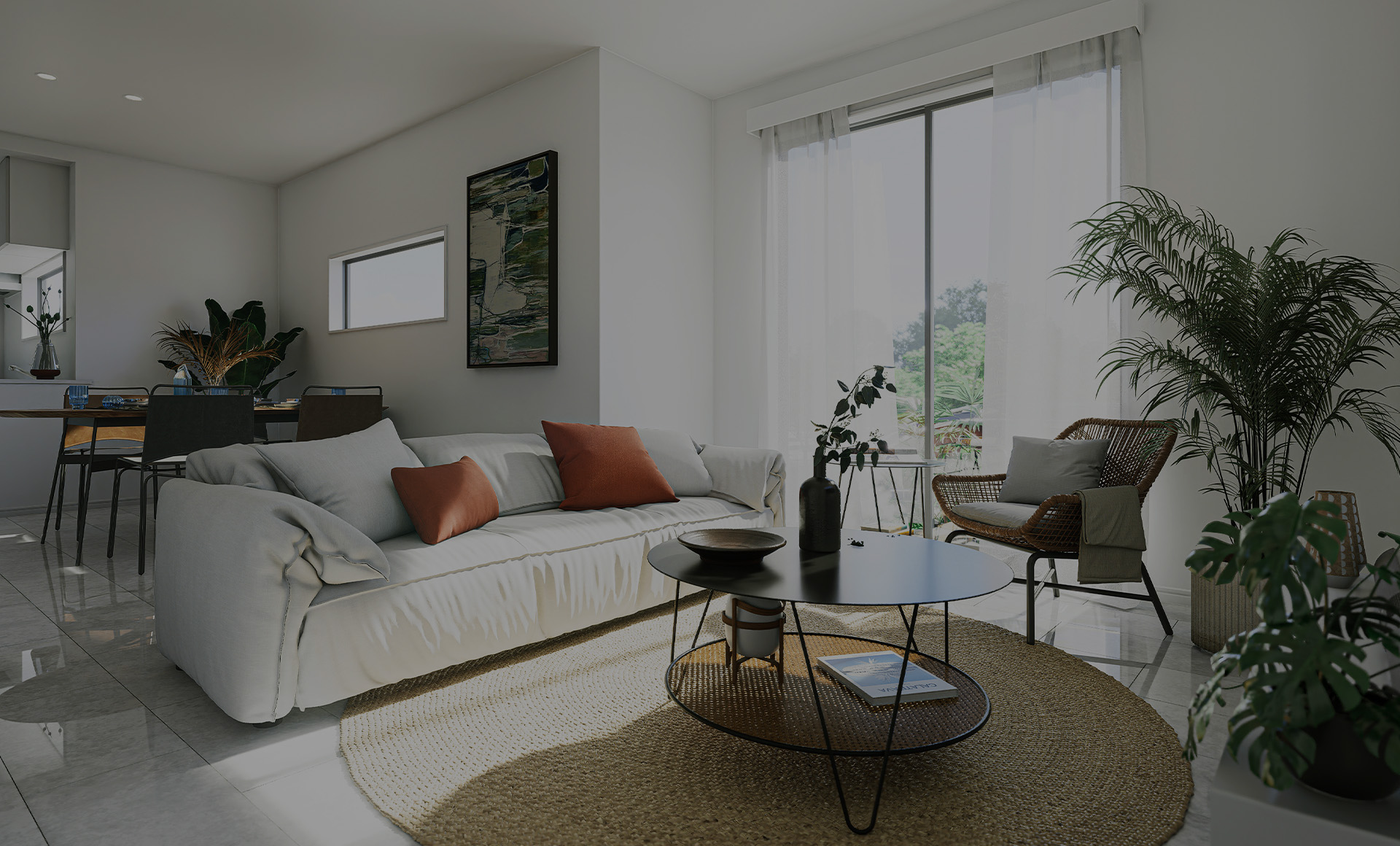 &RESORT HOUSE 琉球 沖縄市美里（アンリゾ 琉球 沖縄市美里）内観パース