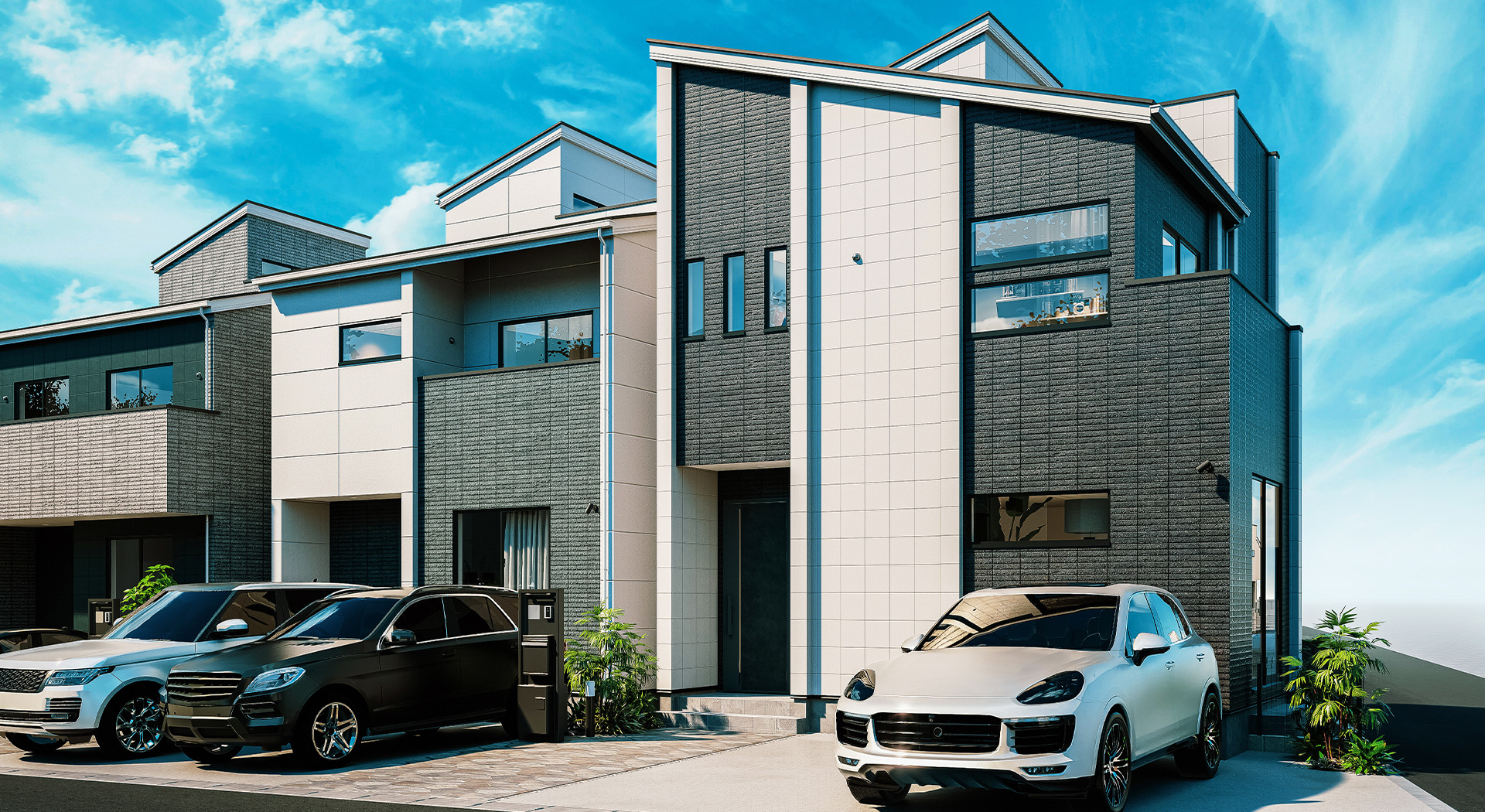 &RESORT HOUSE 琉球 沖縄市美里（アンリゾ 琉球 沖縄市美里）外観パース