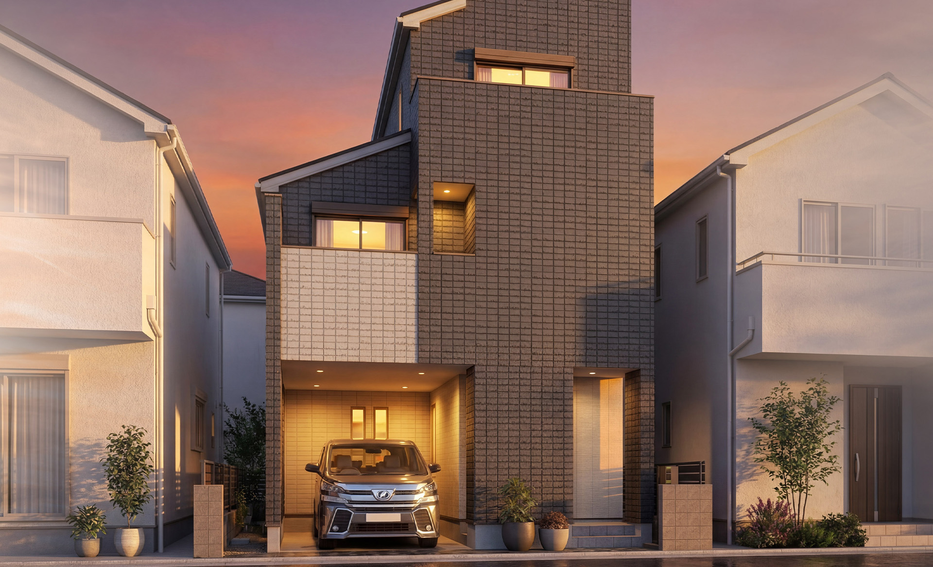 &RESORT HOUSE 大森Ⅲ期（アンリゾ 大森Ⅲ期）外観パース