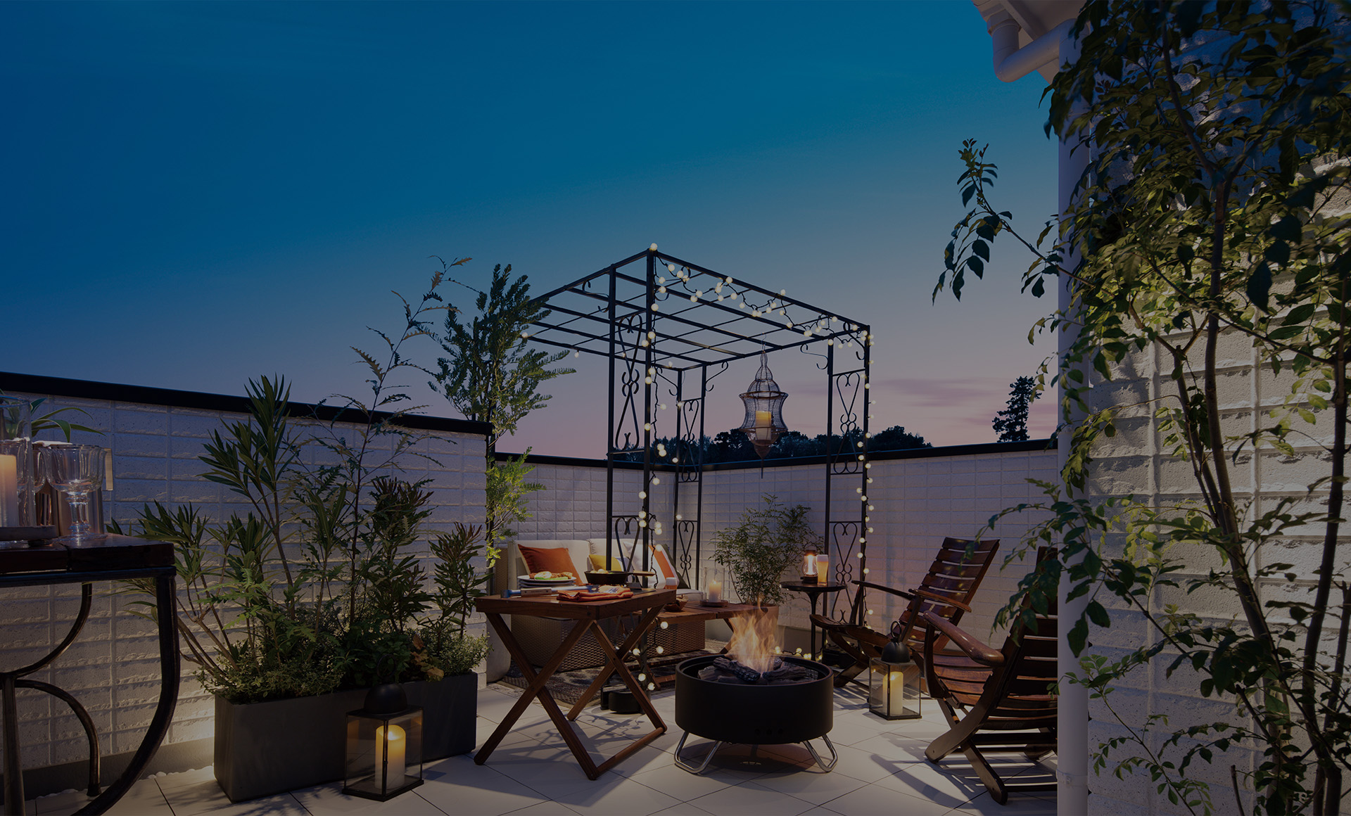 &RESORT HOUSE 中野Ⅳ期（アンリゾ 中野Ⅳ期）屋上テラスイメージ