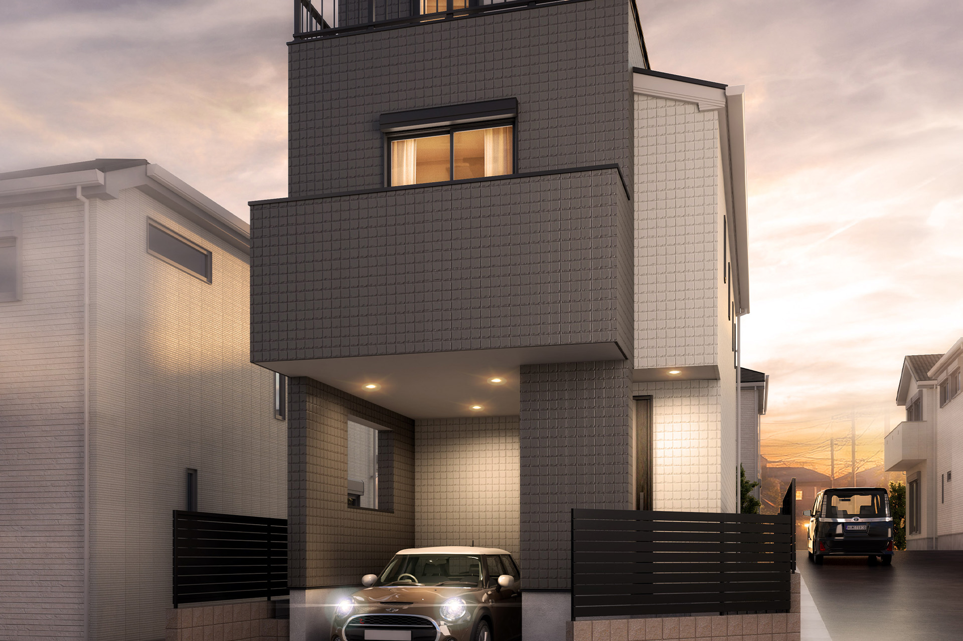 &RESORT HOUSE 小竹向原（アンリゾ 小竹向原）外観パース