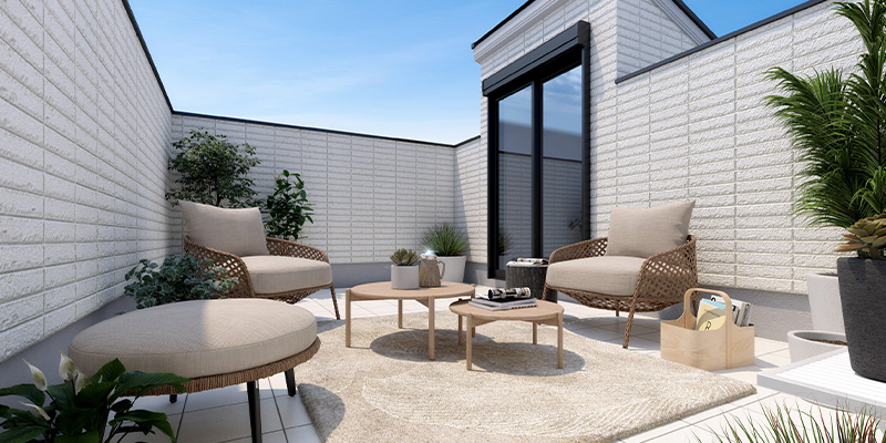 &RESORT HOUSE 石神井公園Ⅶ期（アンリゾ 石神井公園Ⅶ期）屋上テラスパース