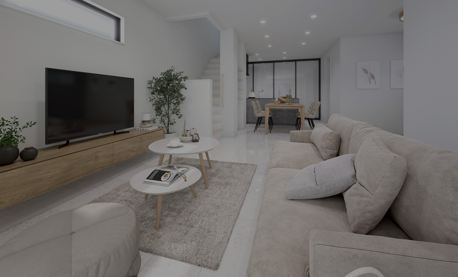 &RESORT HOUSE 大泉学園Ⅱ期（アンリゾ 大泉学園Ⅱ期）内観パース