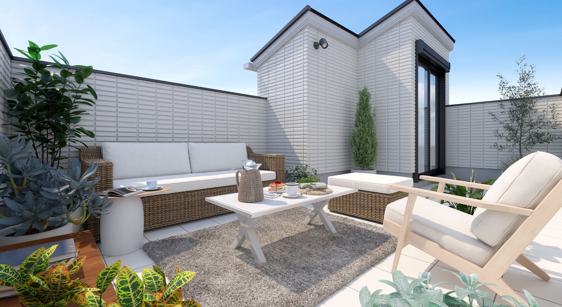 &RESORT HOUSE 大泉学園Ⅱ期（アンリゾ 大泉学園Ⅱ期）屋上テラスパース