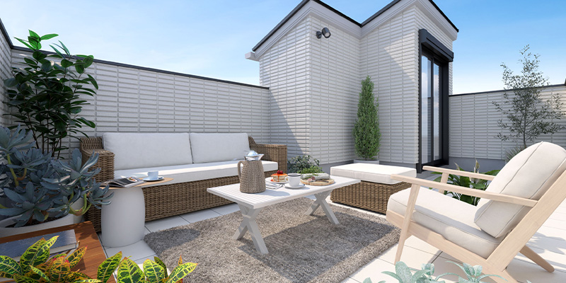 &RESORT HOUSE 大泉学園Ⅱ期（アンリゾ 大泉学園Ⅱ期）屋上テラスパース