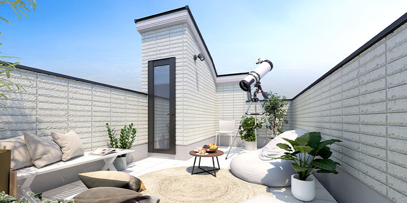 &RESORT HOUSE 大泉学園(アンリゾ 大泉学園)屋上テラスパース