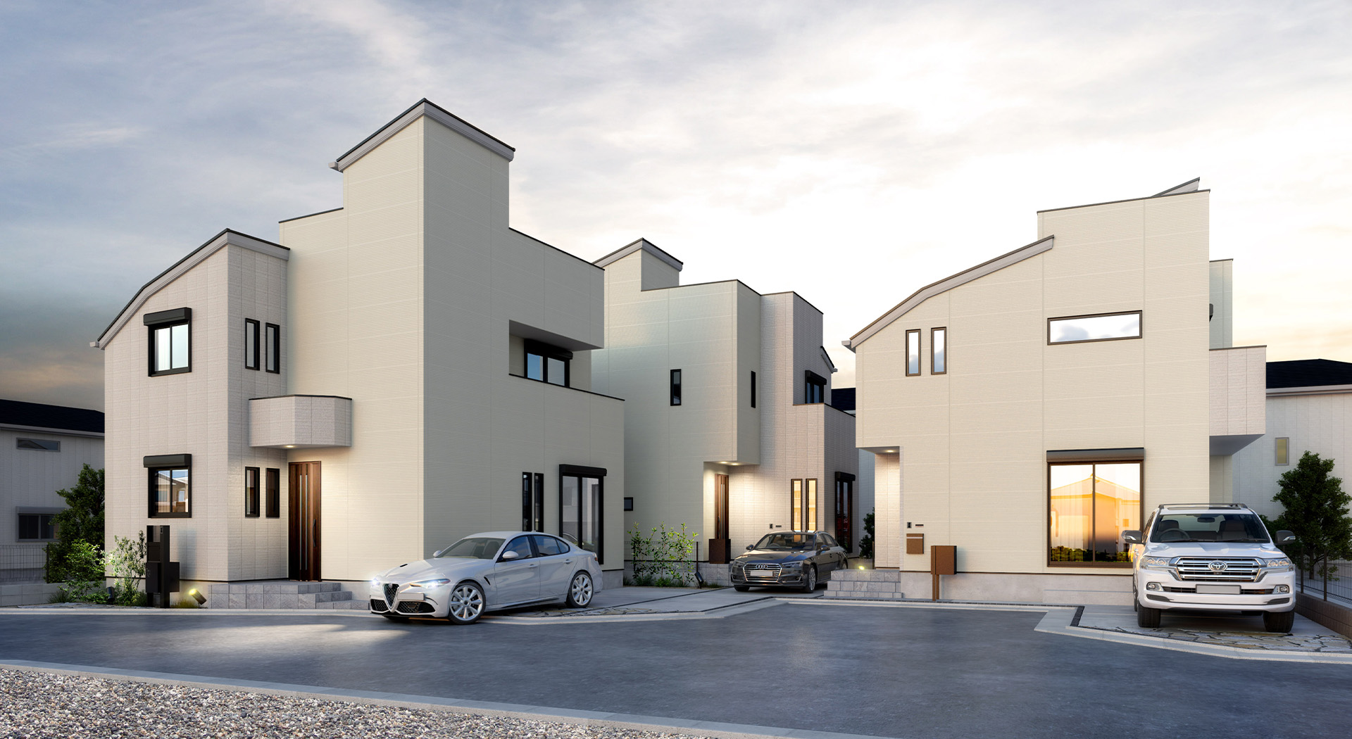 &RESORT HOUSE 大泉学園Ⅲ期（アンリゾ 大泉学園Ⅲ期）外観パース