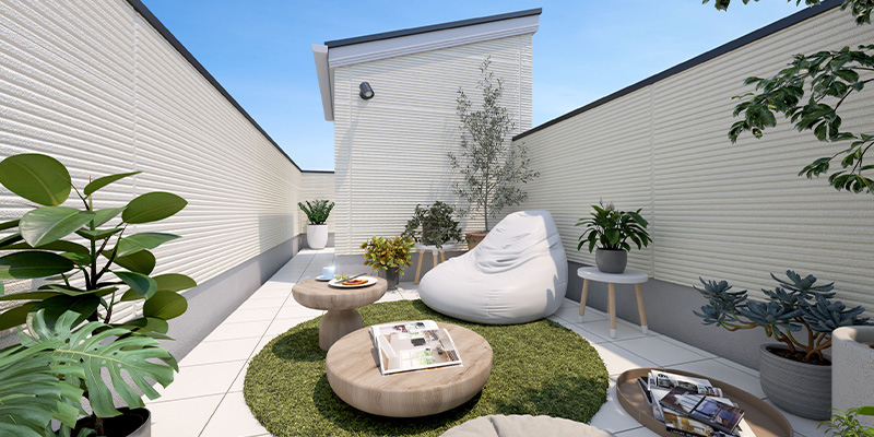 &RESORT HOUSE 大泉学園Ⅲ期（アンリゾ 大泉学園Ⅲ期）屋上テラスパース