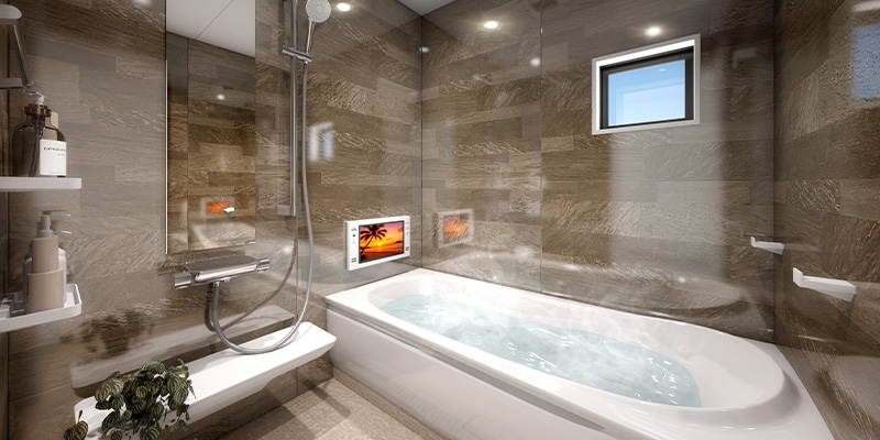 &RESORT HOUSE 平和台Ⅶ期（アンリゾ 平和台Ⅶ期）浴室パース