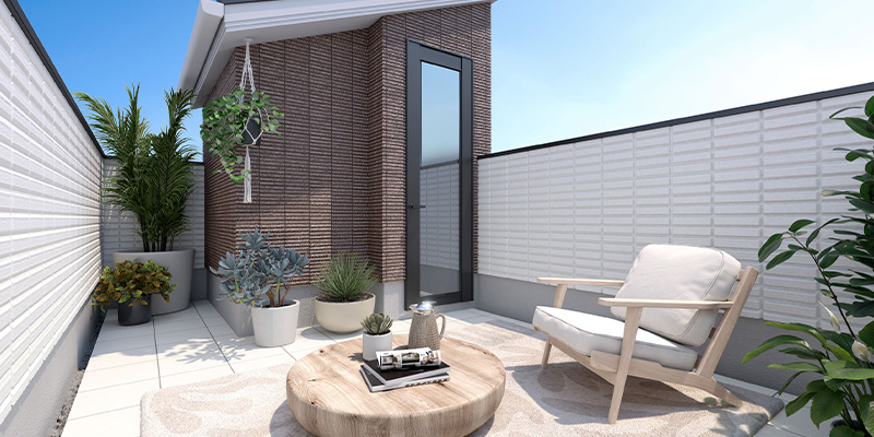 &RESORT HOUSE 吉祥寺Ⅶ期(アンリゾ 吉祥寺Ⅶ期)屋上テラスパース