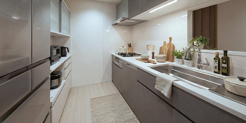 &RESORT HOUSE 三鷹Ⅲ期（アンリゾ 三鷹Ⅲ期）キッチンパース