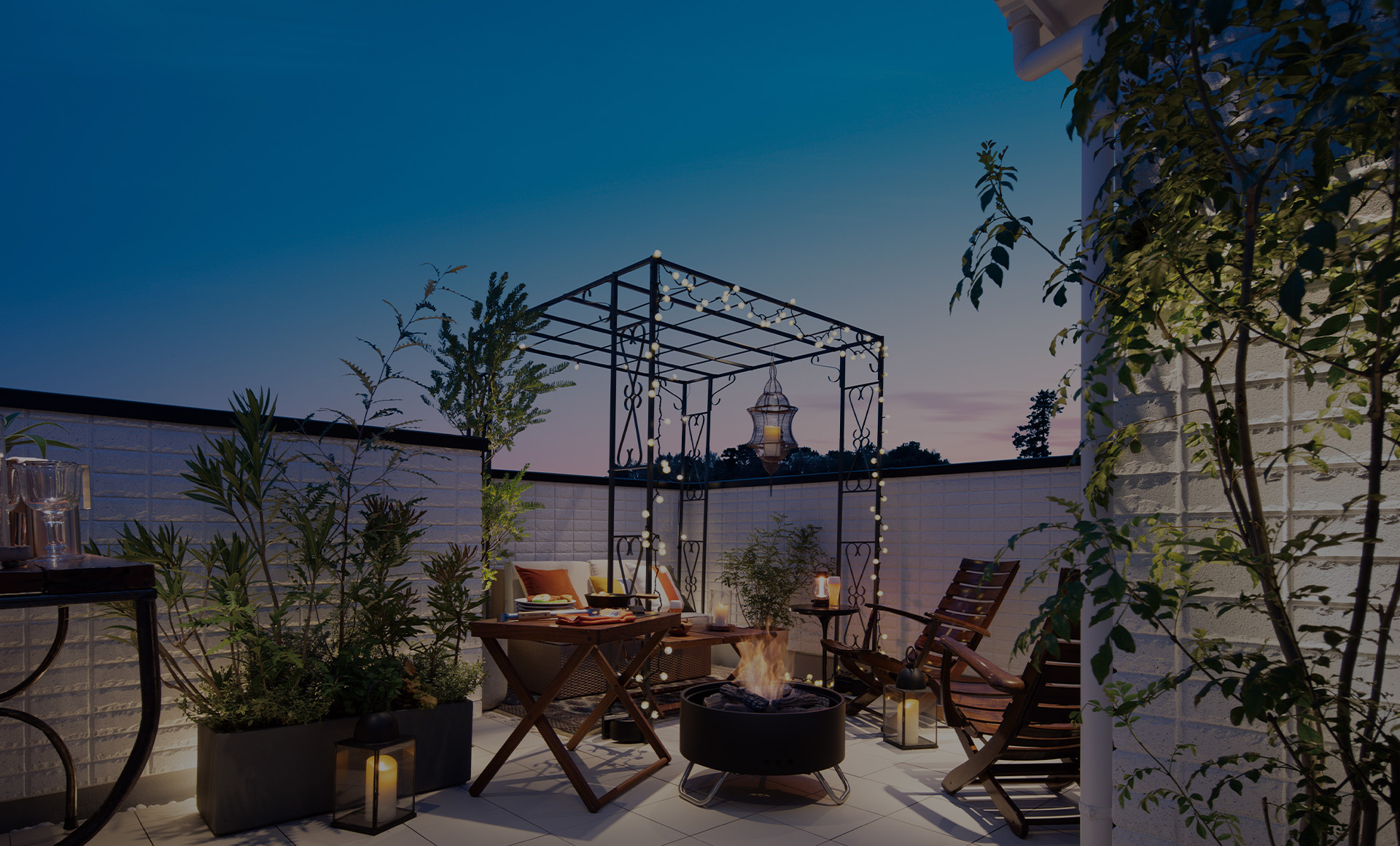 &RESORT HOUSE 国領（アンリゾ 国領）屋上テラスイメージ