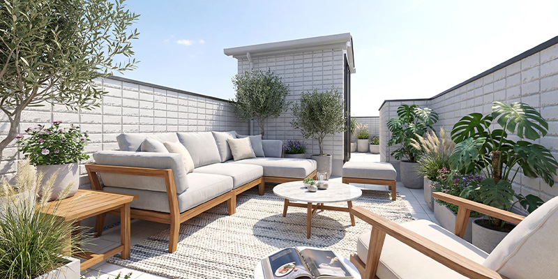 &RESORT HOUSE 武蔵小金井Ⅱ期(アンリゾ 武蔵小金井Ⅱ期)屋上テラスパース