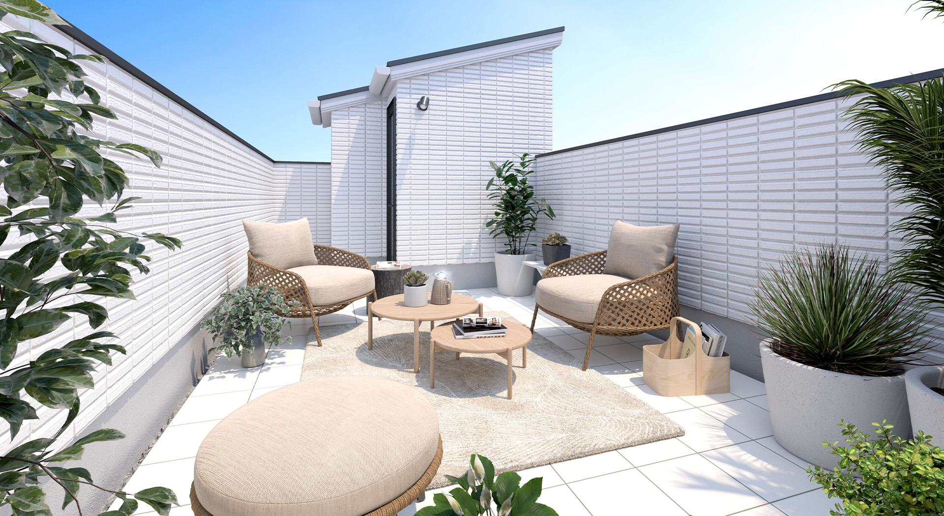 &RESORT HOUSE 西国分寺Ⅱ期（アンリゾ 西国分寺Ⅱ期）屋上テラスパース