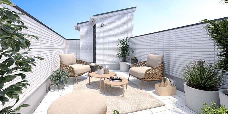 &RESORT HOUSE 西国分寺Ⅱ期（アンリゾ 西国分寺Ⅱ期）屋上テラスパース