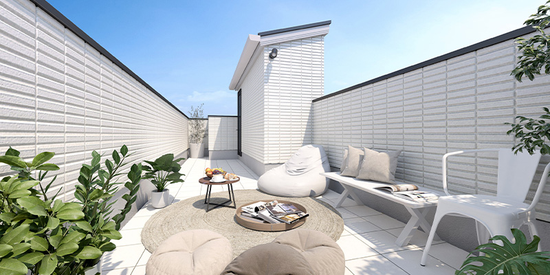 &RESORT HOUSE 鷹の台（アンリゾ 鷹の台）屋上テラスパース