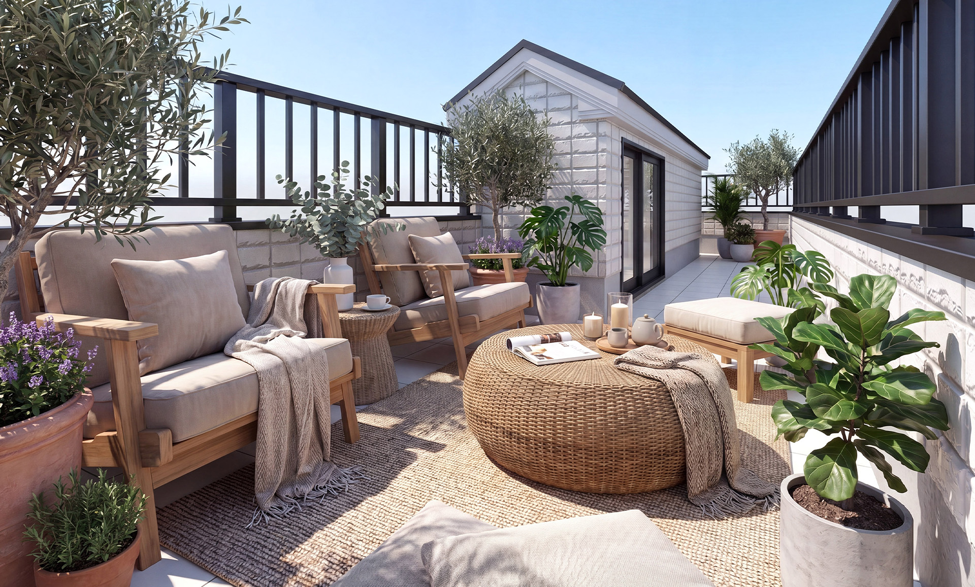&RESORT HOUSE 東村山Ⅱ期（アンリゾ 東村山Ⅱ期）屋上テラスパース