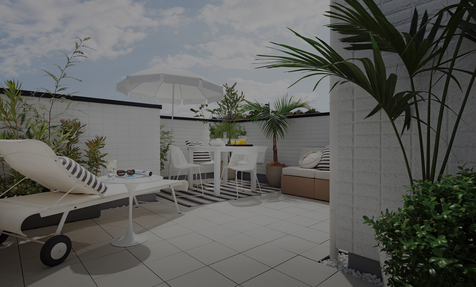 &RESORT HOUSE 立川Ⅶ期（アンリゾ 立川Ⅶ期）屋上テラスイメージ