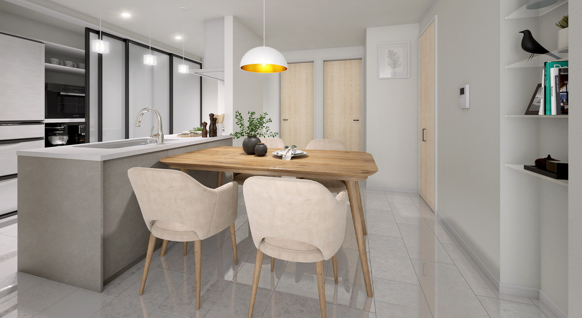 &RESORT HOUSE 平山城址公園（アンリゾ 平山城址公園）内観パース