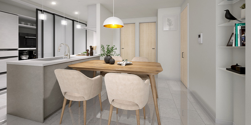 &RESORT HOUSE 平山城址公園(アンリゾ 平山城址公園)内観パース