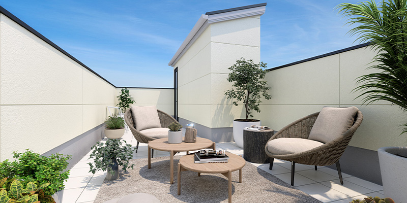 &RESORT HOUSE 平山城址公園(アンリゾ 平山城址公園)屋上テラスパース