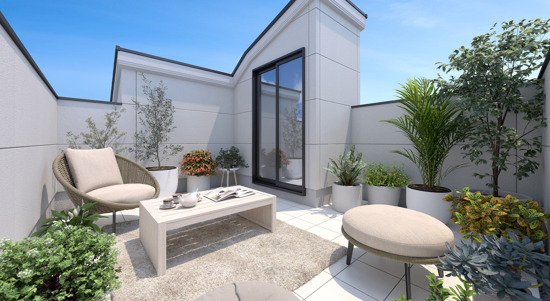 &RESORT HOUSE 仲町台（アンリゾ 仲町台）屋上テラスパース