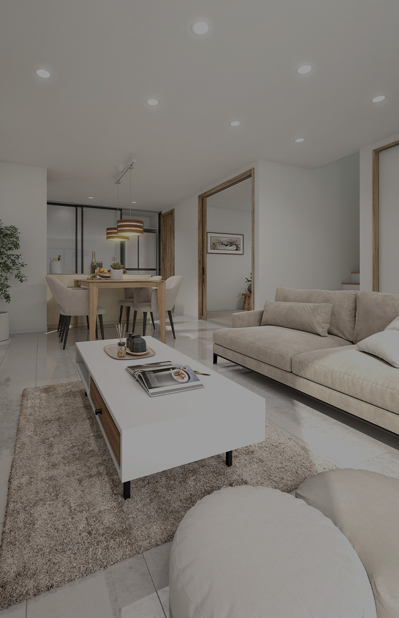 &RESORT HOUSE 北小金（アンリゾ 北小金）内観パース