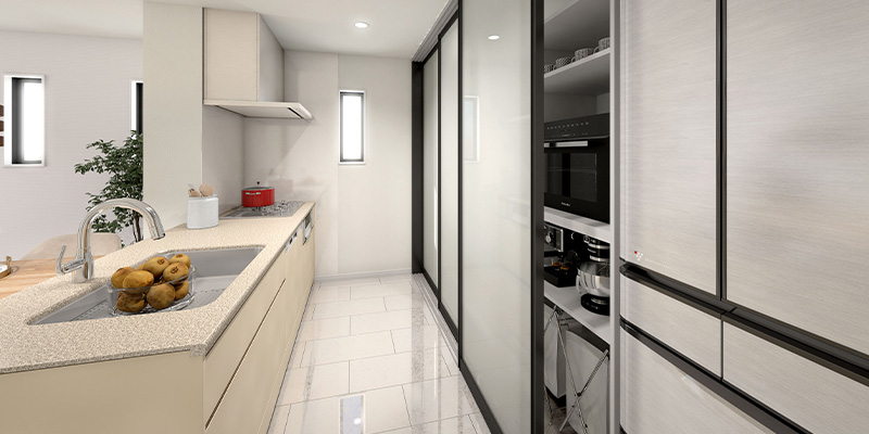 &RESORT HOUSE 北小金（アンリゾ 北小金）キッチン