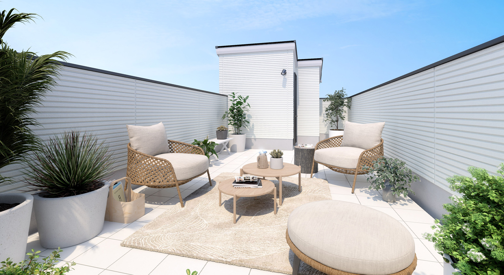 &RESORT HOUSE 新松戸Ⅱ期（アンリゾ 新松戸Ⅱ期）屋上テラスパース