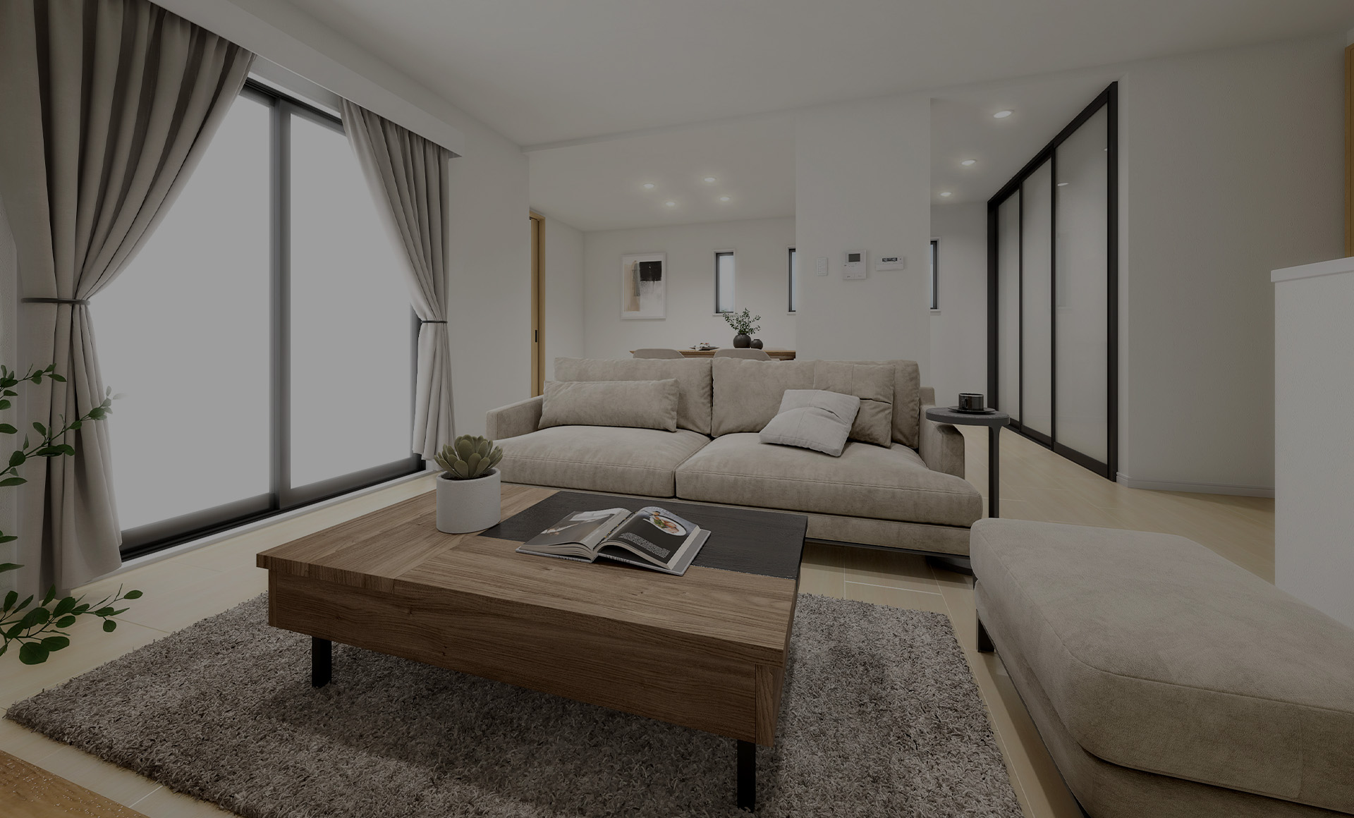 &RESORT HOUSE 北松戸Ⅲ期（アンリゾ 北松戸Ⅲ期）内観パース