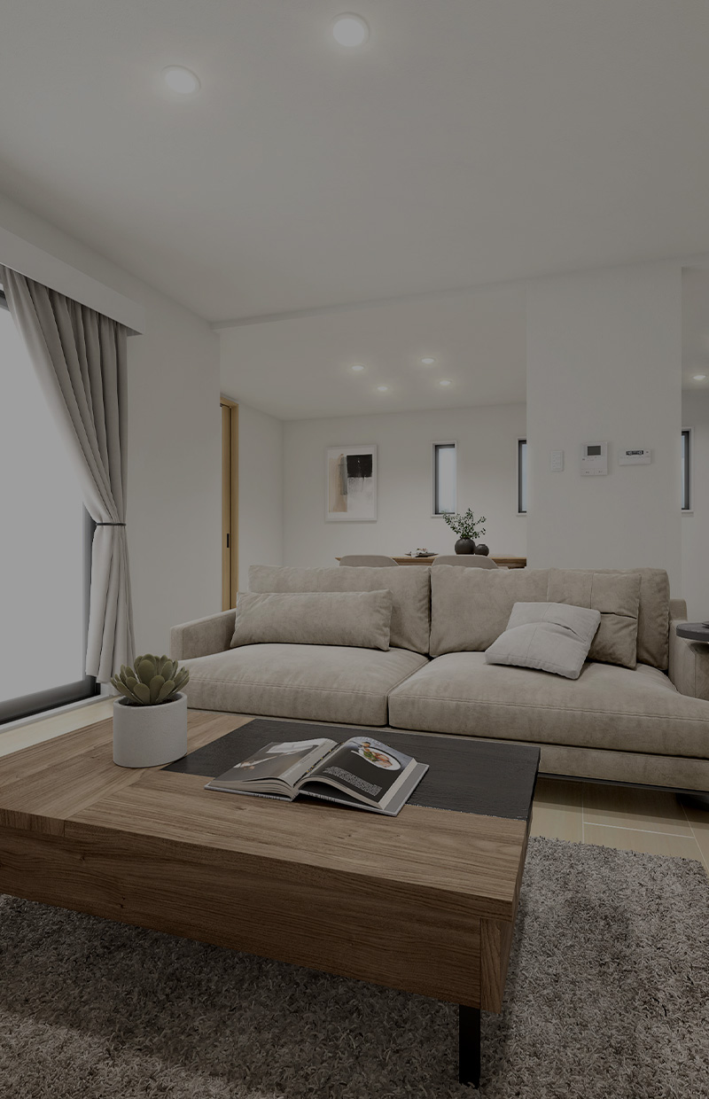 &RESORT HOUSE 北松戸Ⅲ期（アンリゾ 北松戸Ⅲ期）内観パース