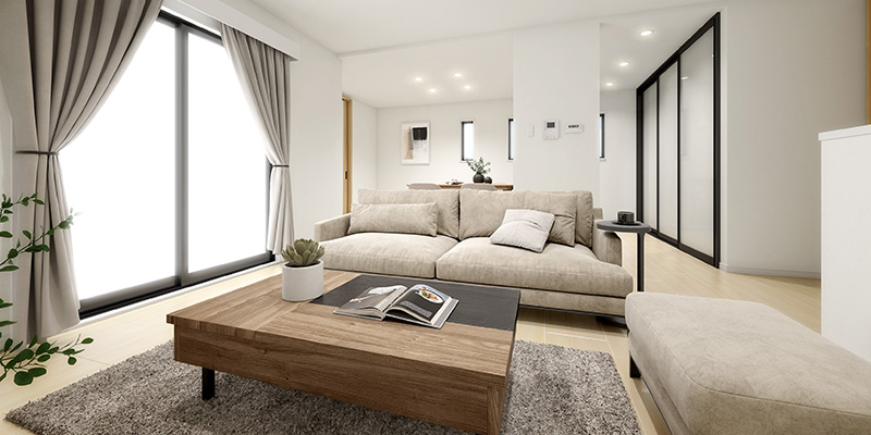 &RESORT HOUSE 北松戸Ⅲ期（アンリゾ 北松戸Ⅲ期）内観パース