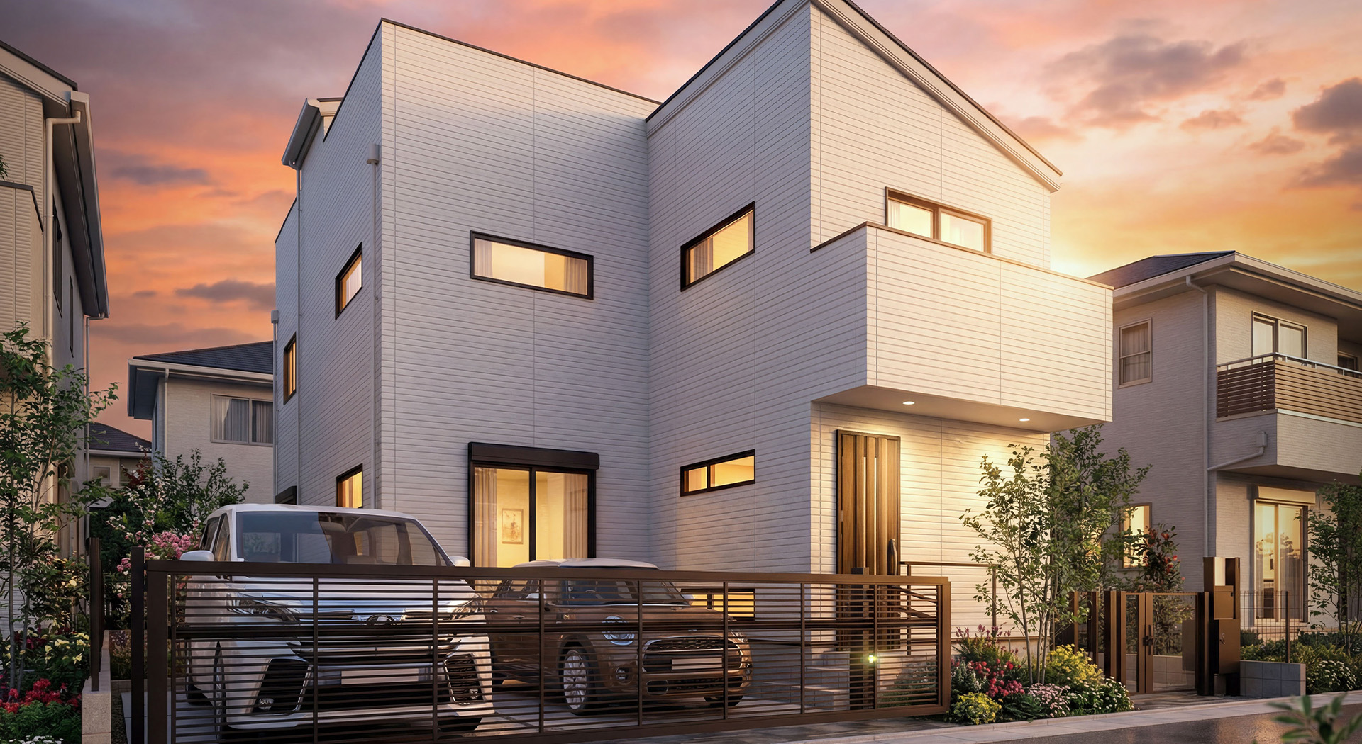 &RESORT HOUSE 矢切Ⅱ期（アンリゾ 矢切Ⅱ期）外観パース