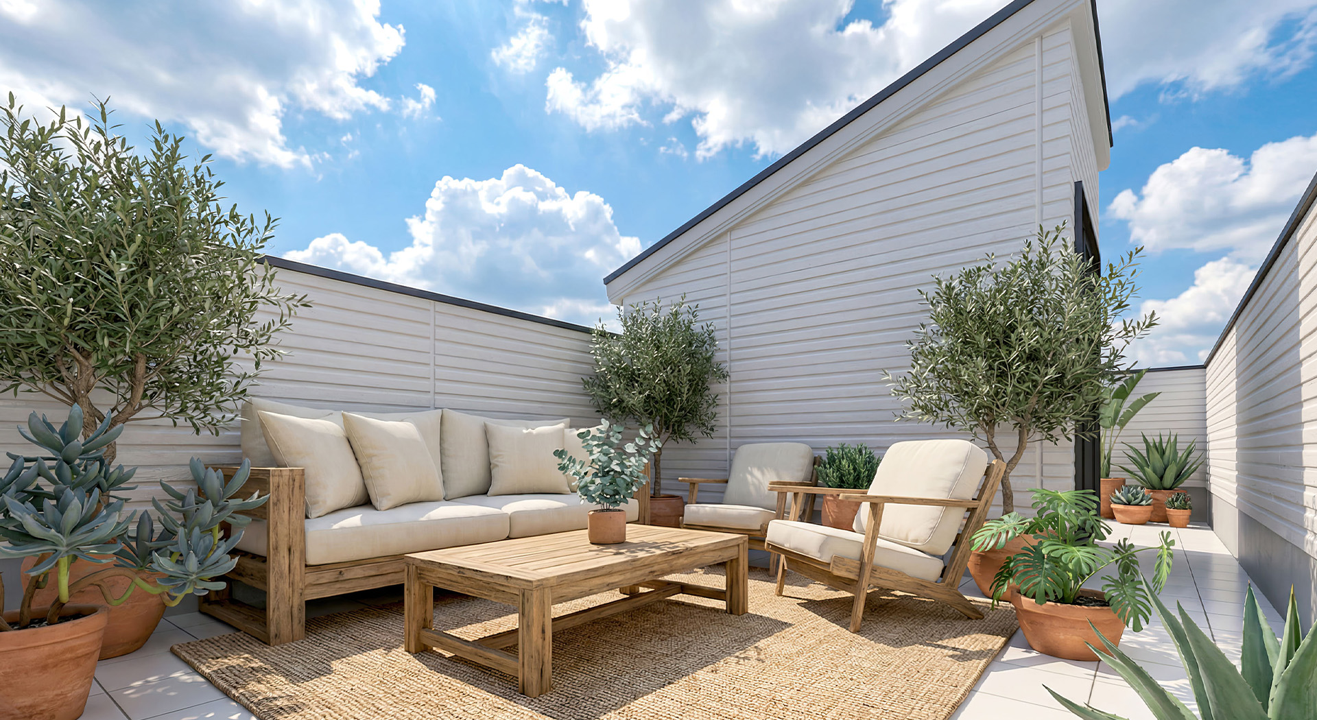 &RESORT HOUSE 矢切Ⅱ期（アンリゾ 矢切Ⅱ期）屋上テラスパース