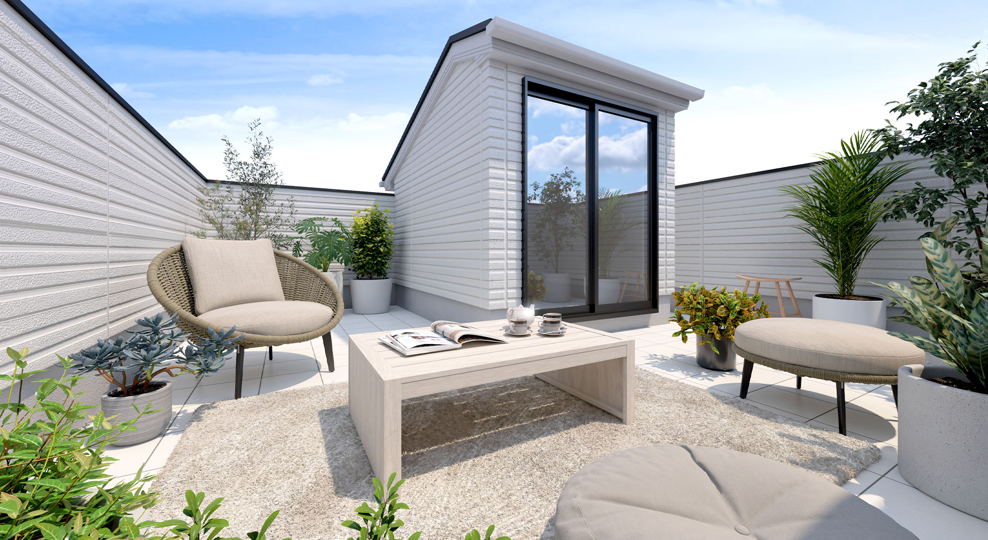 &RESORT HOUSE 京成大和田（アンリゾ 京成大和田）屋上テラスパース