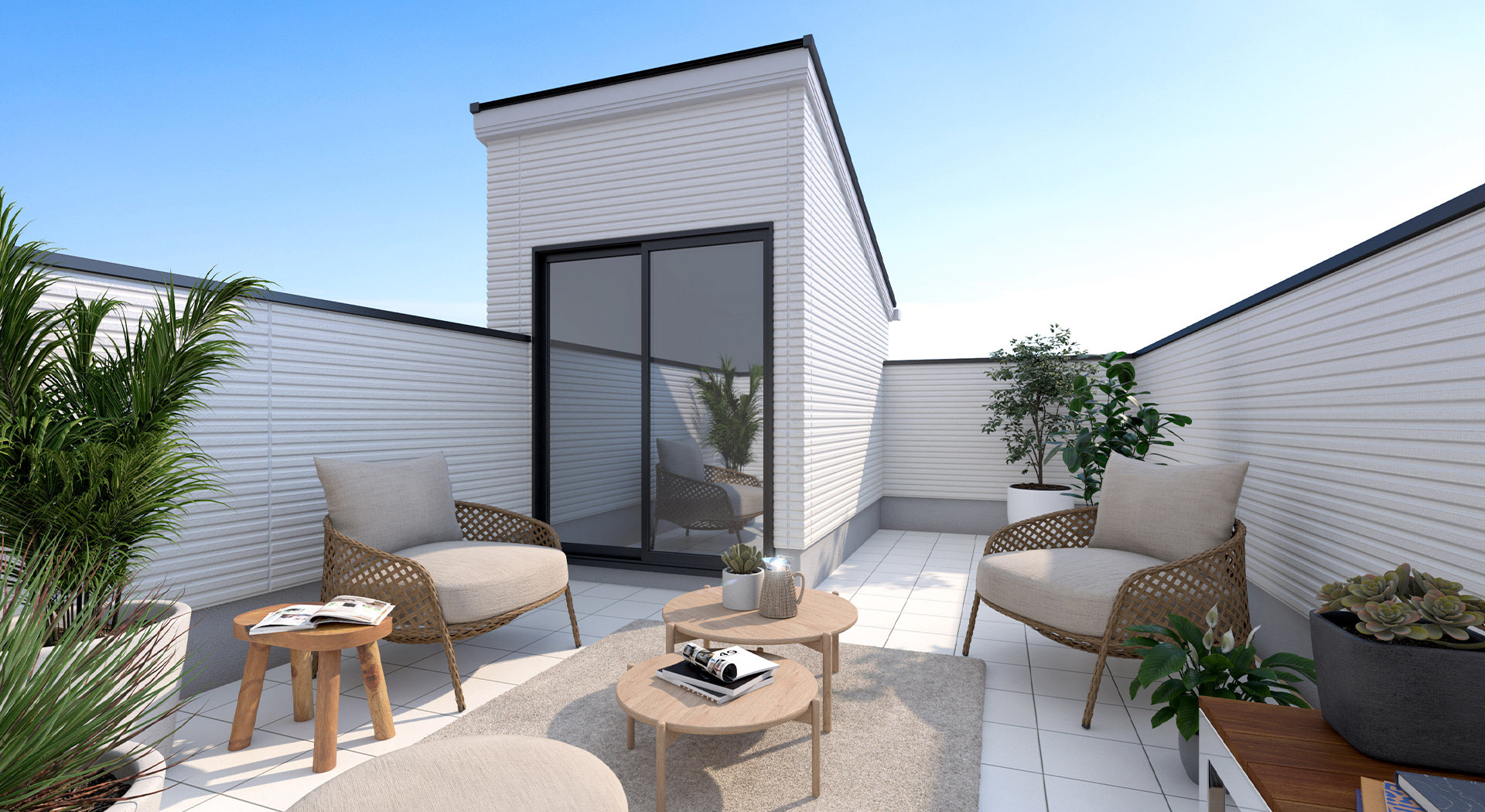 &RESORT HOUSE 柏Ⅱ期（アンリゾ 柏Ⅱ期）屋上テラスパース