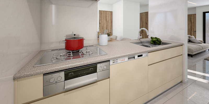 &RESORT HOUSE 柏Ⅱ期(アンリゾ 柏Ⅱ期)キッチンパース