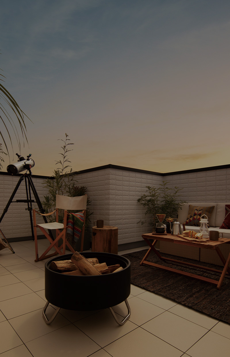 &RESORT HOUSE 指扇Ⅱ期（アンリゾ 指扇Ⅱ期）屋上テラスイメージ