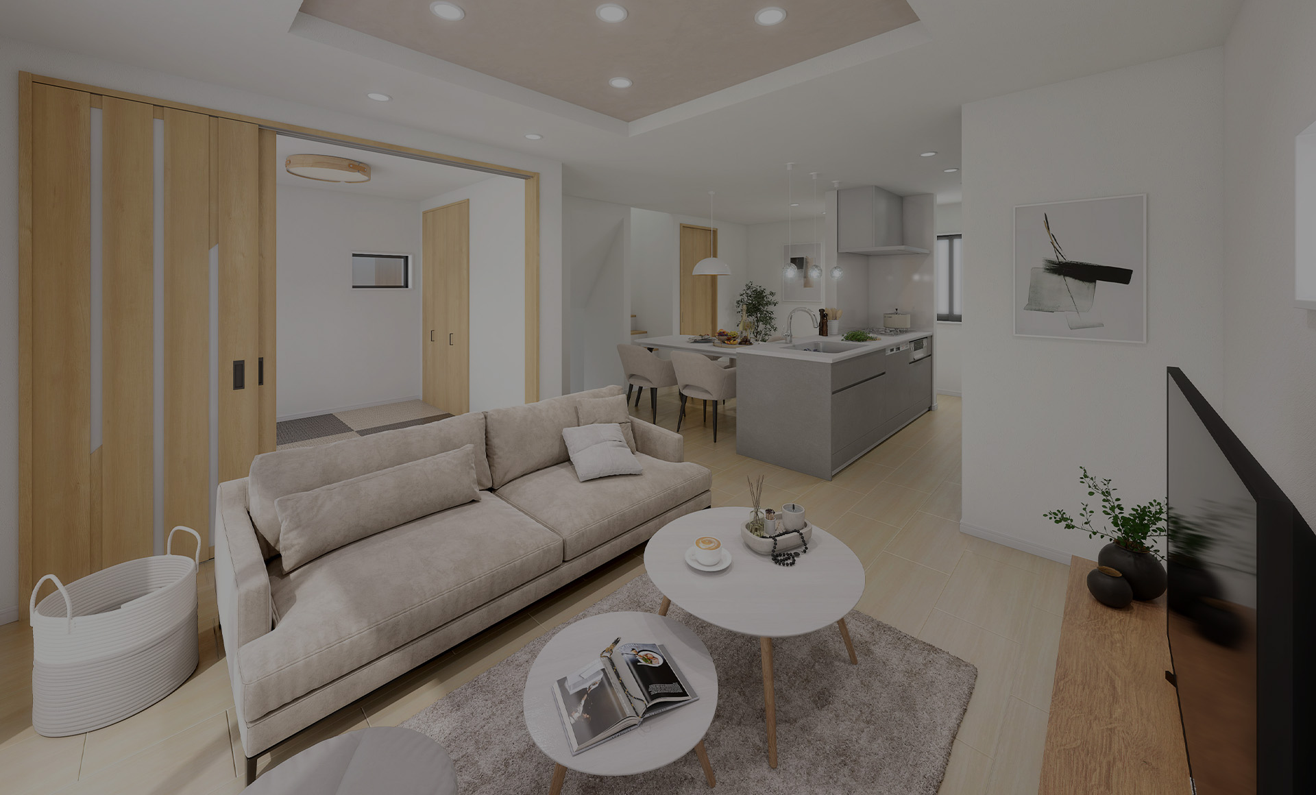 &RESORT HOUSE 川口元郷（アンリゾ 川口元郷）内観パース