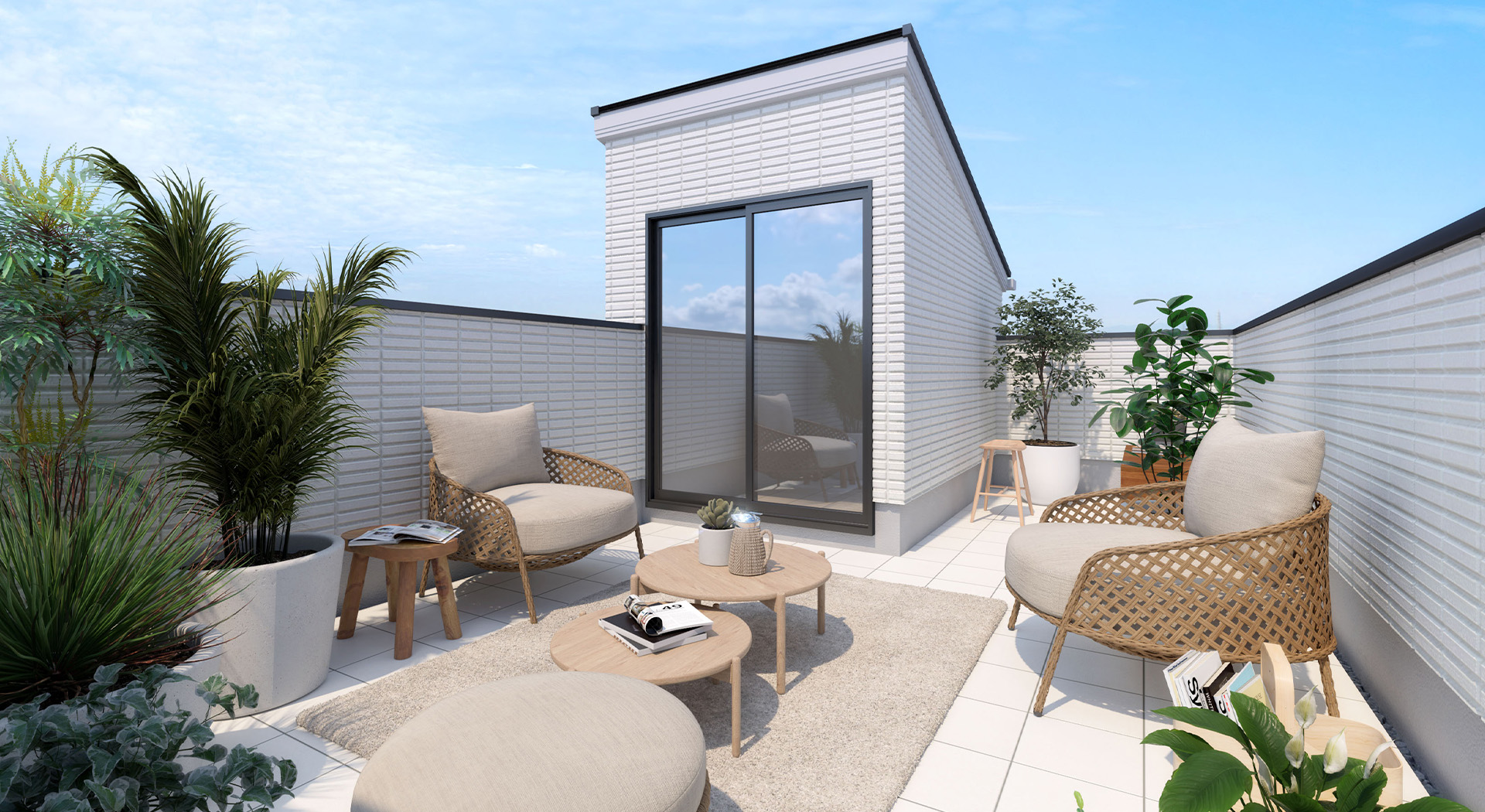 &RESORT HOUSE 川口元郷（アンリゾ 川口元郷）屋上テラスパース