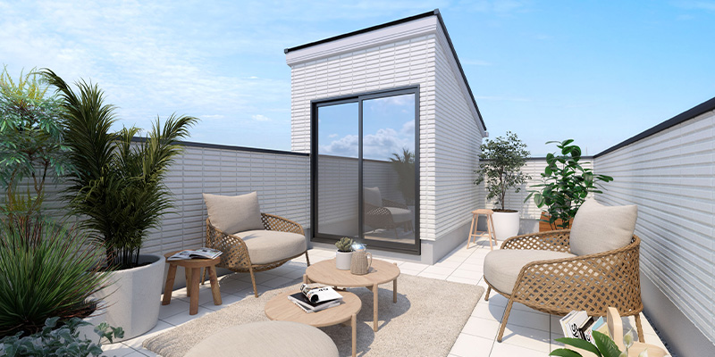 &RESORT HOUSE 川口元郷（アンリゾ 川口元郷）屋上テラスパース