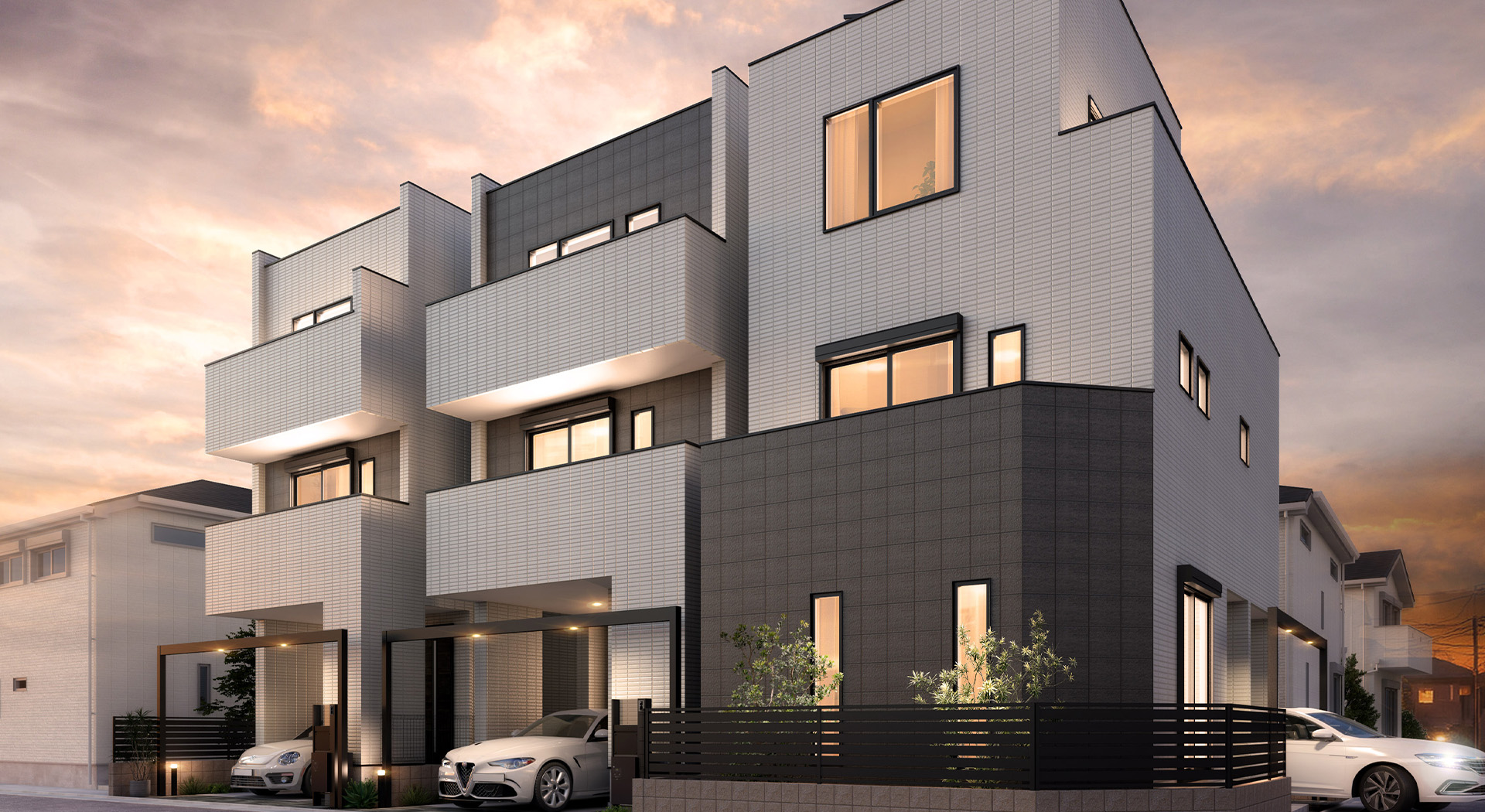 &RESORT HOUSE 南浦和Ⅴ期（アンリゾ 南浦和Ⅴ期）外観パース