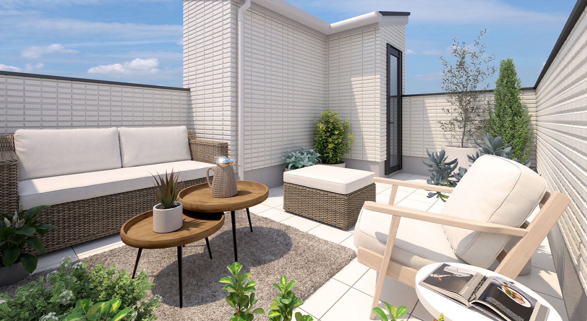 &RESORT HOUSE 南浦和Ⅴ期（アンリゾ 南浦和Ⅴ期）屋上テラスパース